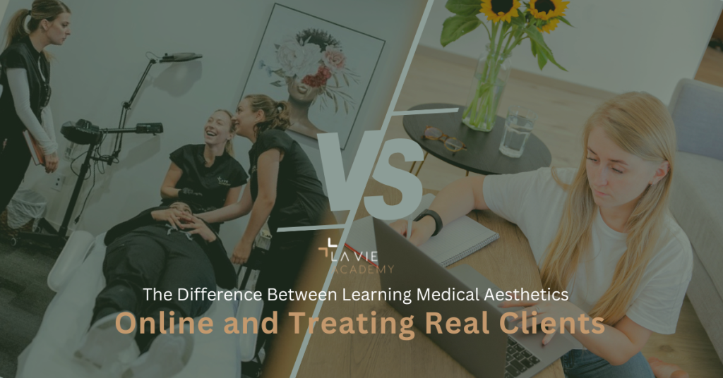 Hands-on medical aesthetics training at La Vie Academy